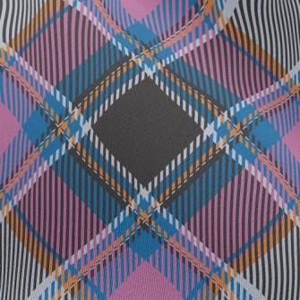Crayon Pink Grid Chiffon