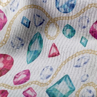 Gold Chain And Beautiful Gemst Terry