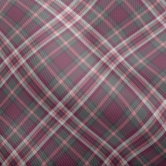 Pink Diagonal Grid Dobby