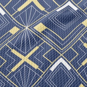Abstract Geometry Birdseye Piqué