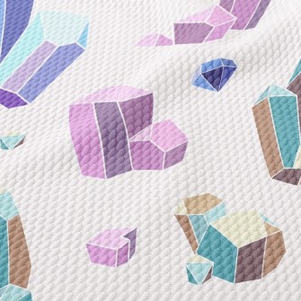 Mineral Crystals Birdseye Piqué