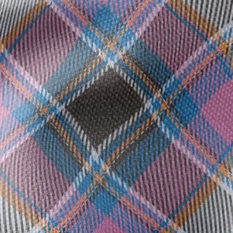 Crayon Pink Grid Waterproof Canvas