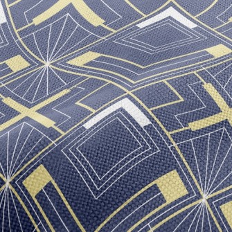 Abstract Geometry Performance Linen