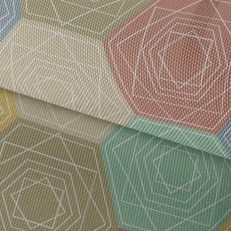 Colorful Hexagons Waterproof Oxford