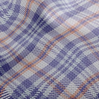 Scottish Tartan Athletic Mesh Flat Back
