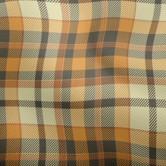 Yellow Scotch Plaid Dobby