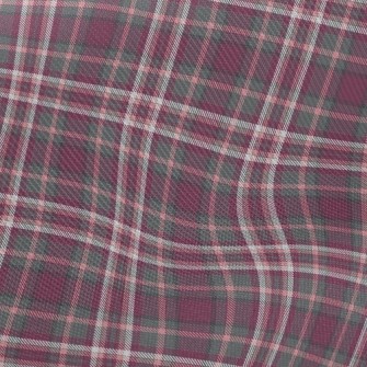 Pink Diagonal Grid Twill