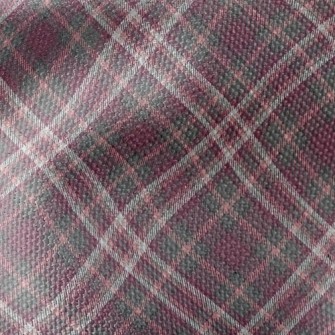 Pink Diagonal Grid Waterproof Canvas