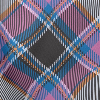 Crayon Pink Grid Stretch Ponte