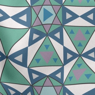 Irregular Geometric Figures Stretch Ponte
