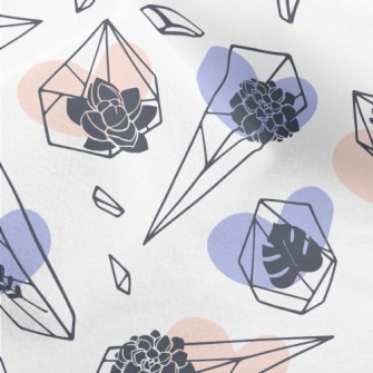 Gems And Flowers Micro Fleece