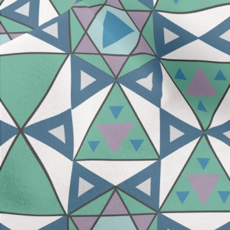 Irregular Geometric Figures Micro Fleece