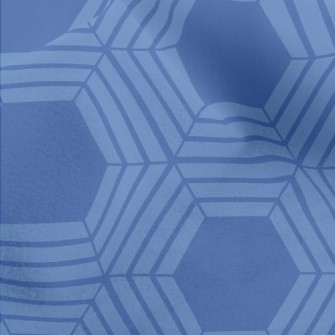 Blue Kaleidoscope Micro Fleece