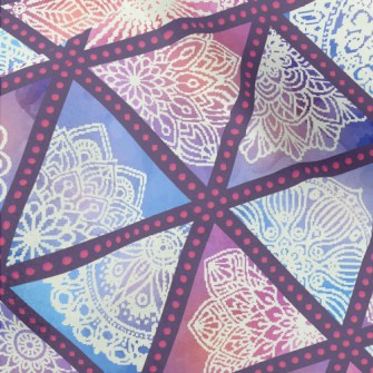 Lace Triangle Micro Fleece