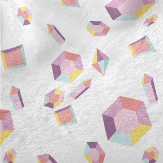 Pastel Hexagonal Gemstone Minky