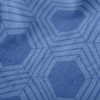 Blue Kaleidoscope Minky