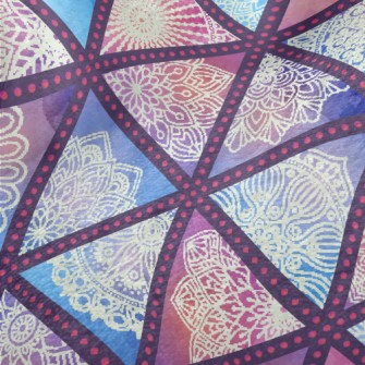 Lace Triangle Minky