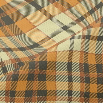 Yellow Scotch Plaid Piqué