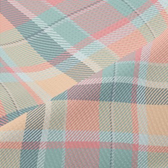 Pastel Plaid Piqué
