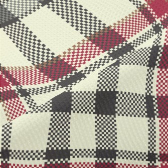 Beautiful Plaid Piqué