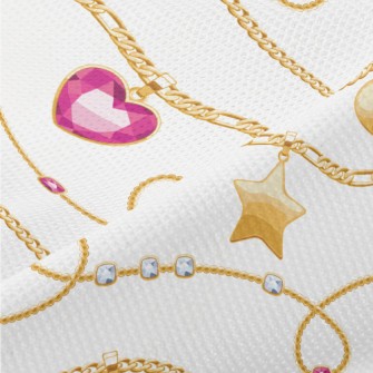 Chain Of Stars And Hearts Piqué