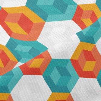 Abstract Hexagon Piqué