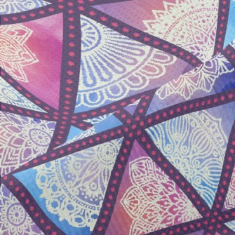 Lace Triangle Piqué