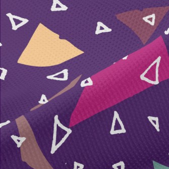 Triangle Like Shredded Paper Piqué