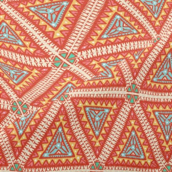 Tribal Triangle Totem Piqué