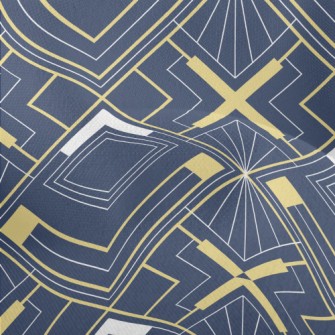 Abstract Geometry Lightweight Performance Linen
