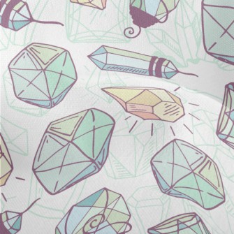 Hand Drawn Diamonds Lightweight Performance Linen