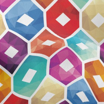 Gradient Pattern Flower Lightweight Performance Linen