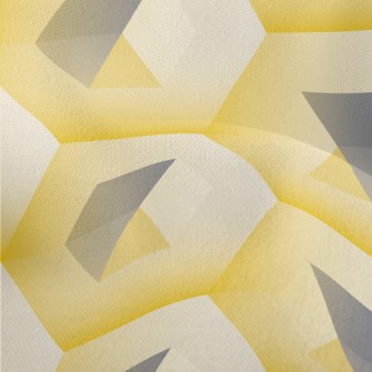 Yellow Three-dimensional Hexag Lightweight Performance Linen