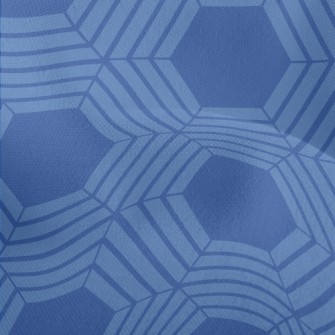 Blue Kaleidoscope Lightweight Performance Linen