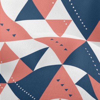 Big And Small Triangles Lightweight Performance Linen