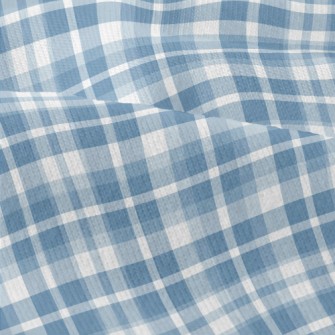 Blue White Grid Modern Jersey