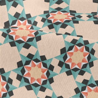 Geometric Sun Tiles Modern Jersey