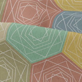 Colorful Hexagons Modern Jersey
