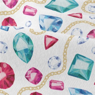 Gold Chain And Beautiful Gemst Modern Jersey