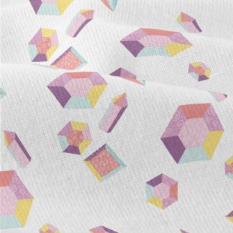 Pastel Hexagonal Gemstone Modern Jersey