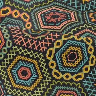 Ethnic Embroidery Modern Jersey