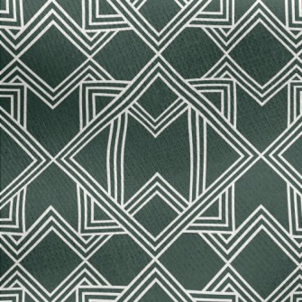Square Geometric Figure Jersey Backed Fleece