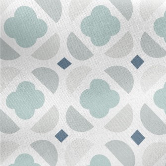 Cloud-like Geometry Jersey Backed Fleece