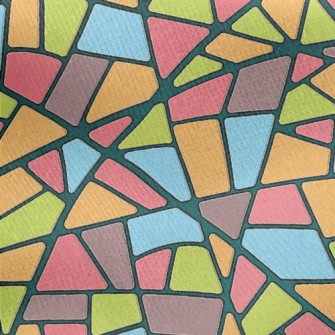 Stained Glass Jersey Backed Fleece