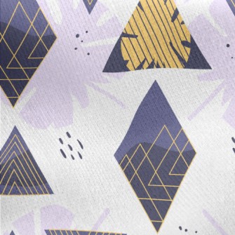Unique Geometry Jersey Backed Fleece