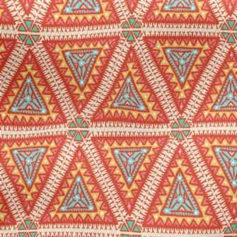 Tribal Triangle Totem Jersey Backed Fleece