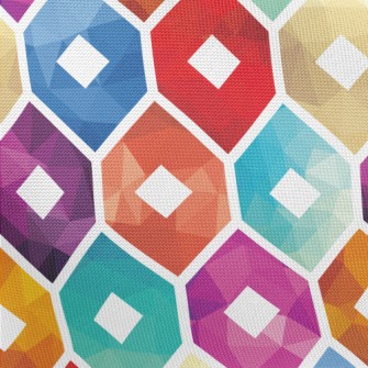 Gradient Pattern Flower Pongee