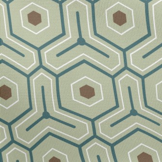 Hexagonal Maze Pongee