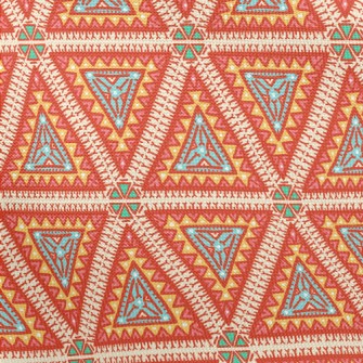 Tribal Triangle Totem Pongee