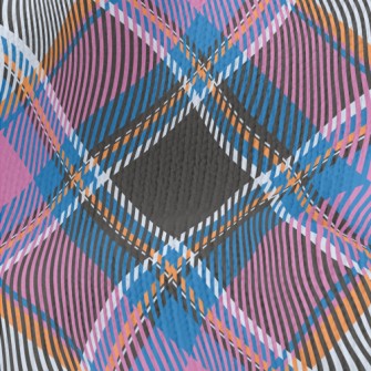 Crayon Pink Grid Stretch Jersey